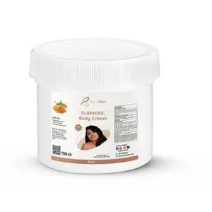 BYENBLAN Turmeric Body Cream - 8 oz Moisturizer with Moisture, All-Purpose Daily Hydrating Lotion for Body Care